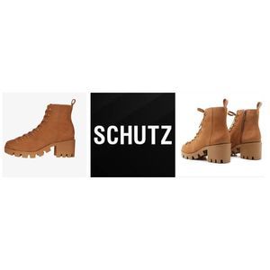 Schutz Xayane Bootie-Brown Size 7.5‎
